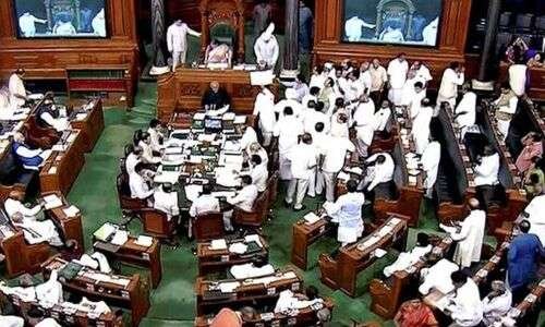 Heated Exchanges Disrupt Parliament Sessions, Lok Sabha Resumes No-Confidence Motion Debate