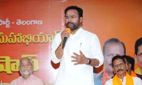 Kishan to unveil BJP's farmer welfare policies at Khammam meeting