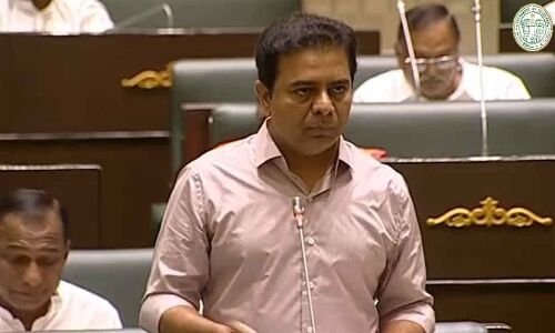 KTR acknowledges comment by 