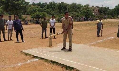 Raikanti Ramesh Memorial Cricket Tournament Inaugurated by CI Pratapa Lingam