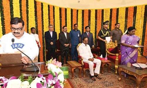 Top BRS leader sworn in as Minister in KCR Cabinet