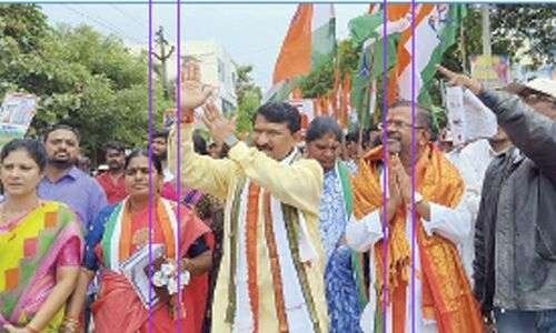 Congress blames BRS for the lack of development in Warangal