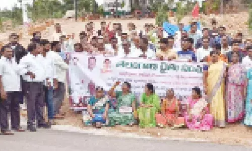 Dalit farmers advocate for fair allocation of land in pooling project