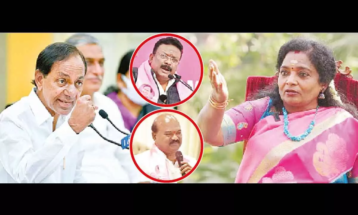 Governor Tamilisai denies KCR's nominees for two MLC positions; communicates with CM, CS