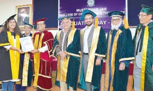 Graduation Day held at MJCET in Hyderabad