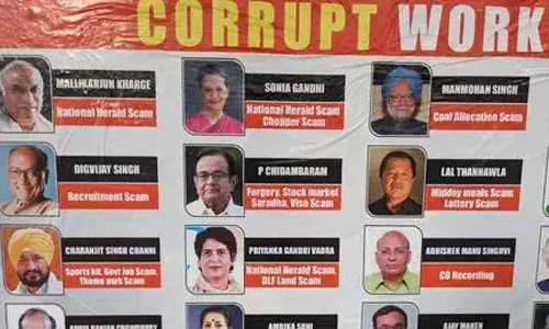 Hyderabad witnesses stir due to anti-Congress posters