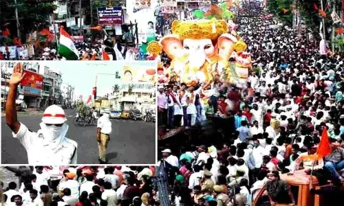 Traffic restrictions in Hyderabad from today until September 18 for transportation of Ganesh idols