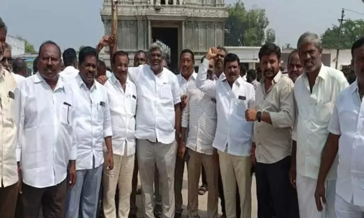 BRS Party Leaders and Cadre Lodge Complaint Against Alampur MLA Dr. VM Abraham to KTR