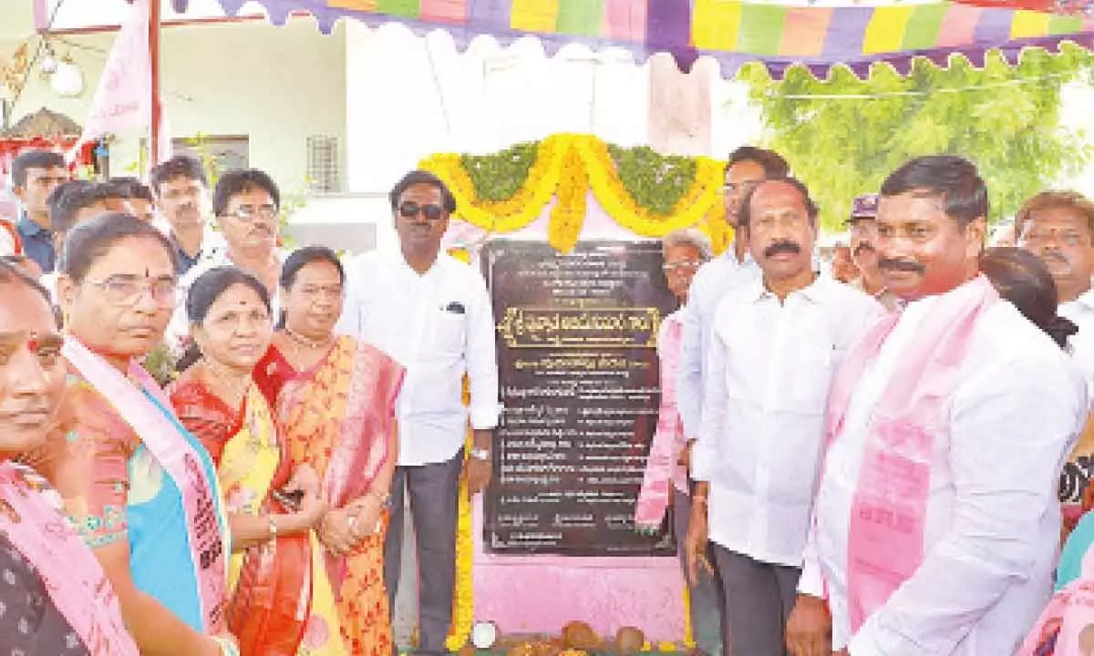 Development projects worth Rs 1.47 crore launched in Khammam