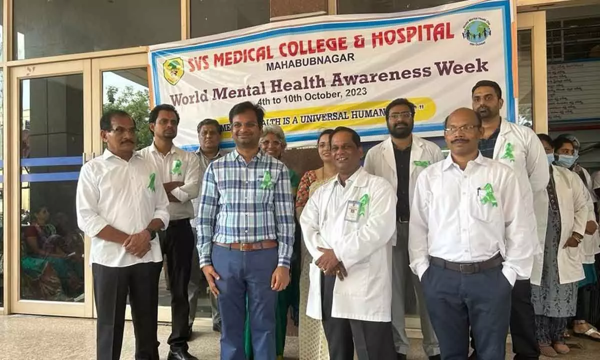 Doctors and students join forces to raise awareness on World Mental Health Day