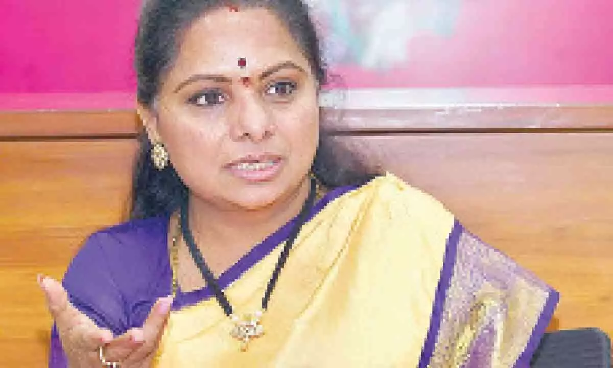 K Kavitha criticizes Congress for attempting to eliminate welfare schemes in Hyderabad