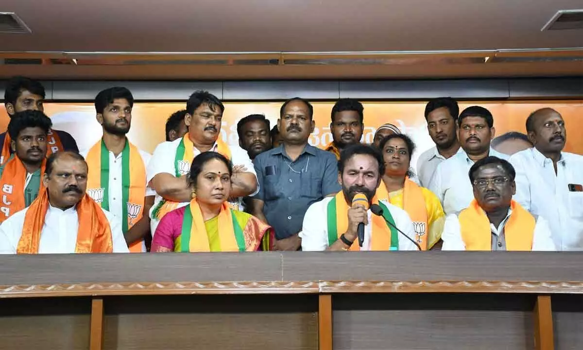 Kishan asserts people's preference for BJP in Telangana