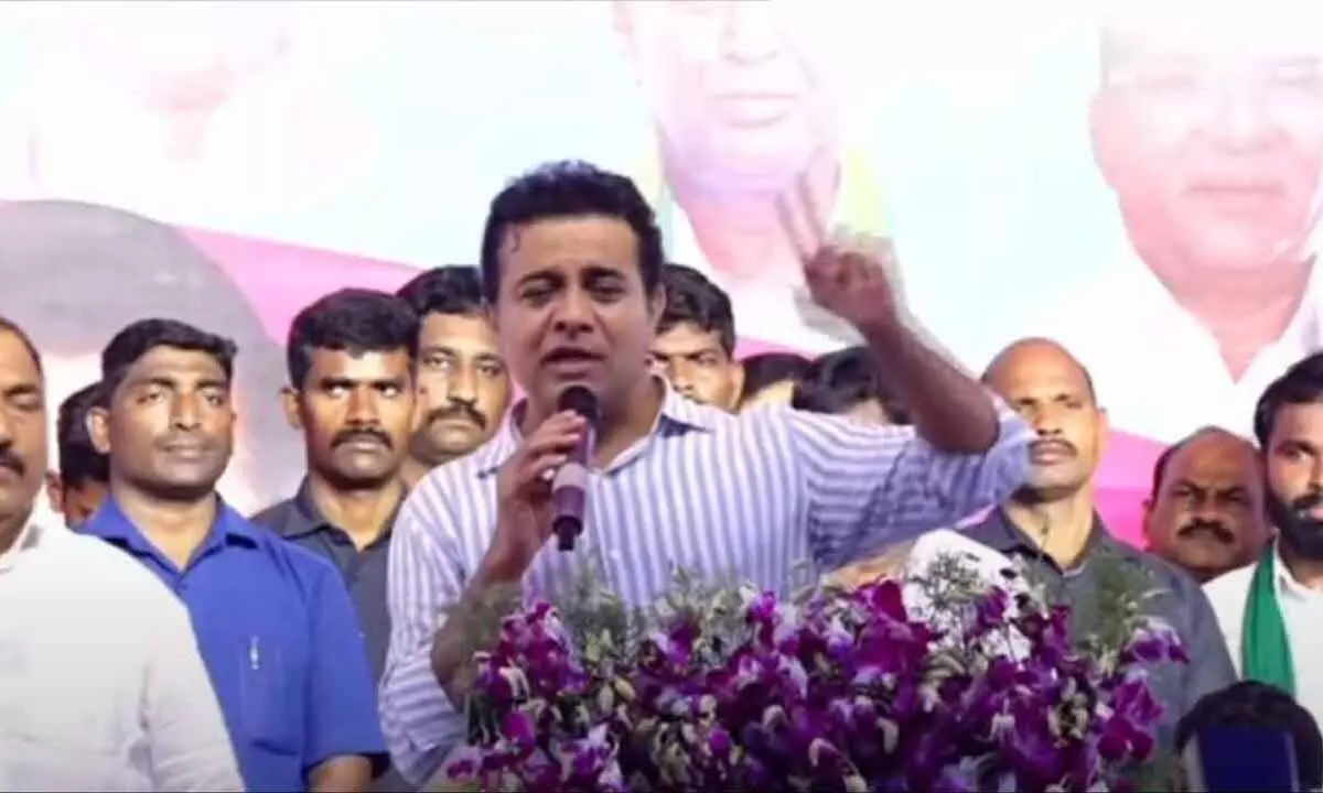 KTR likens Congress' six guarantees to a malfunctioning lamp