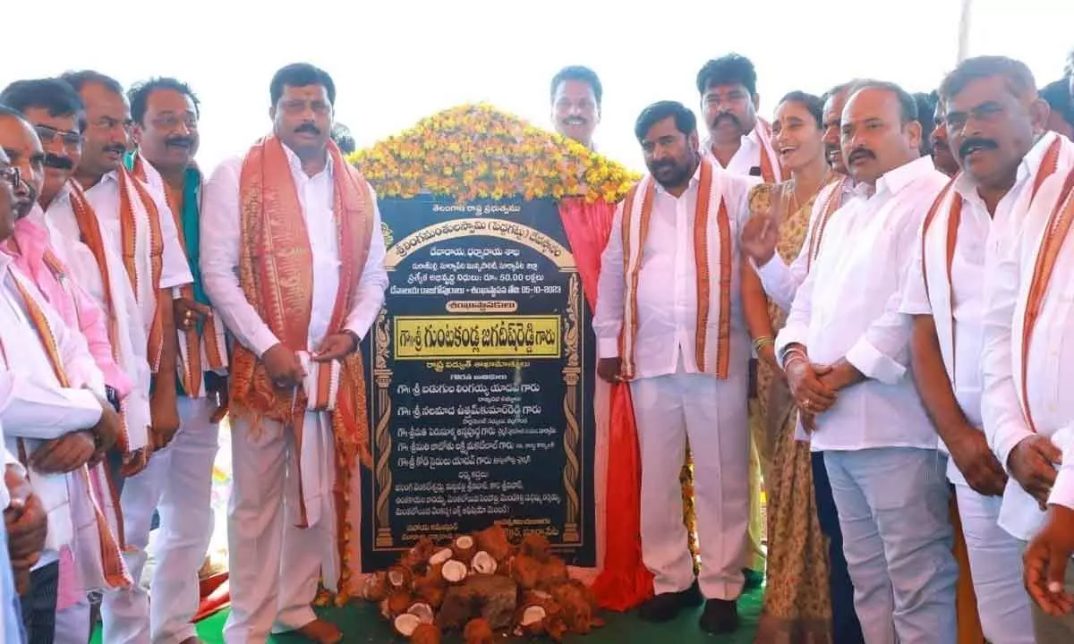 Lingamanthula Temple's Foundation Stone Laid in Suryapet