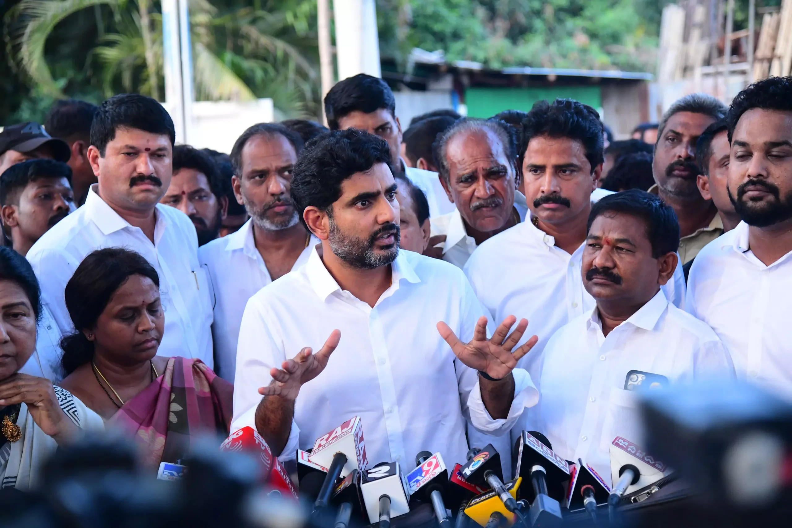 Lokesh denies benefiting Lingamaneni in IRR alignment scam, clarifies paying rent is not a quid pro quo