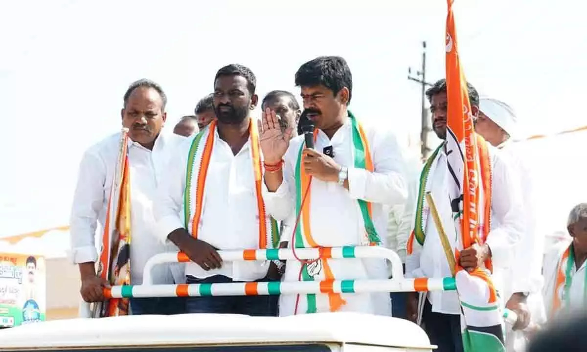 Nizamabad: Congress unites in support of Vinay