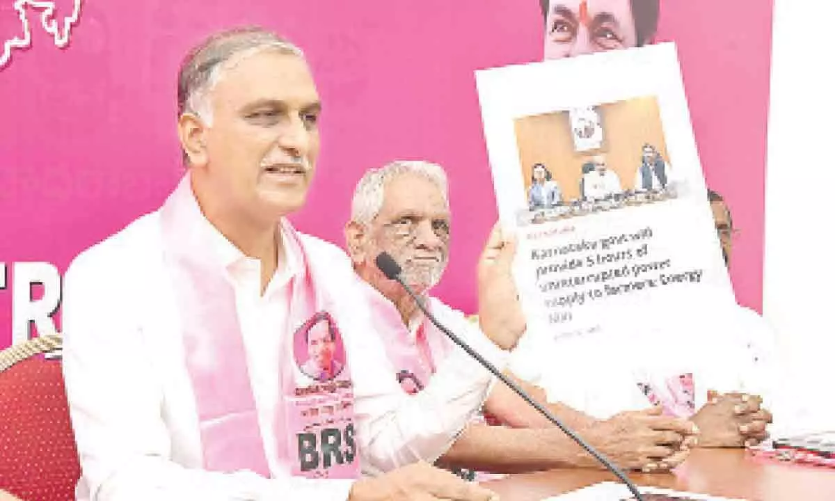 T Harish Rao assures Medigadda will be rectified by agency within 2 months in Hyderabad