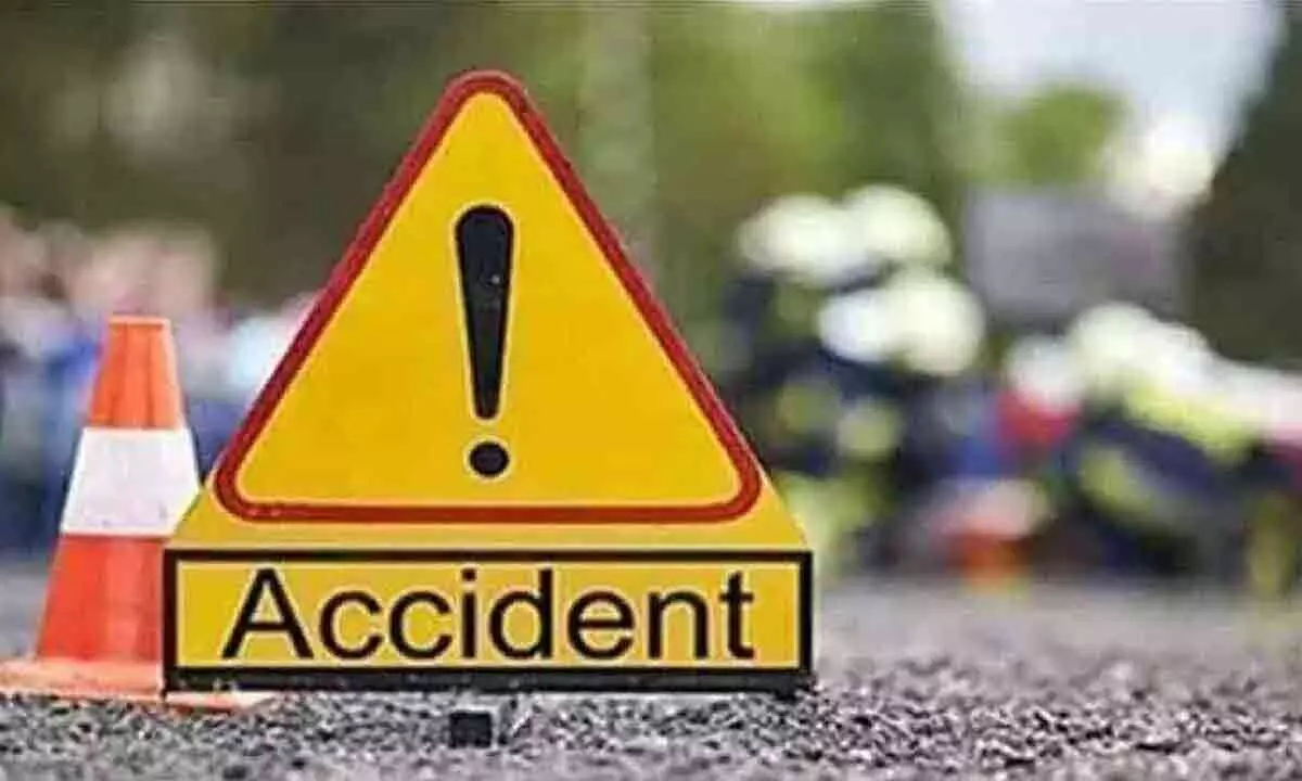 Unidentified vehicle fatally collides with DCM in Narayanpet, resulting in three immediate fatalities