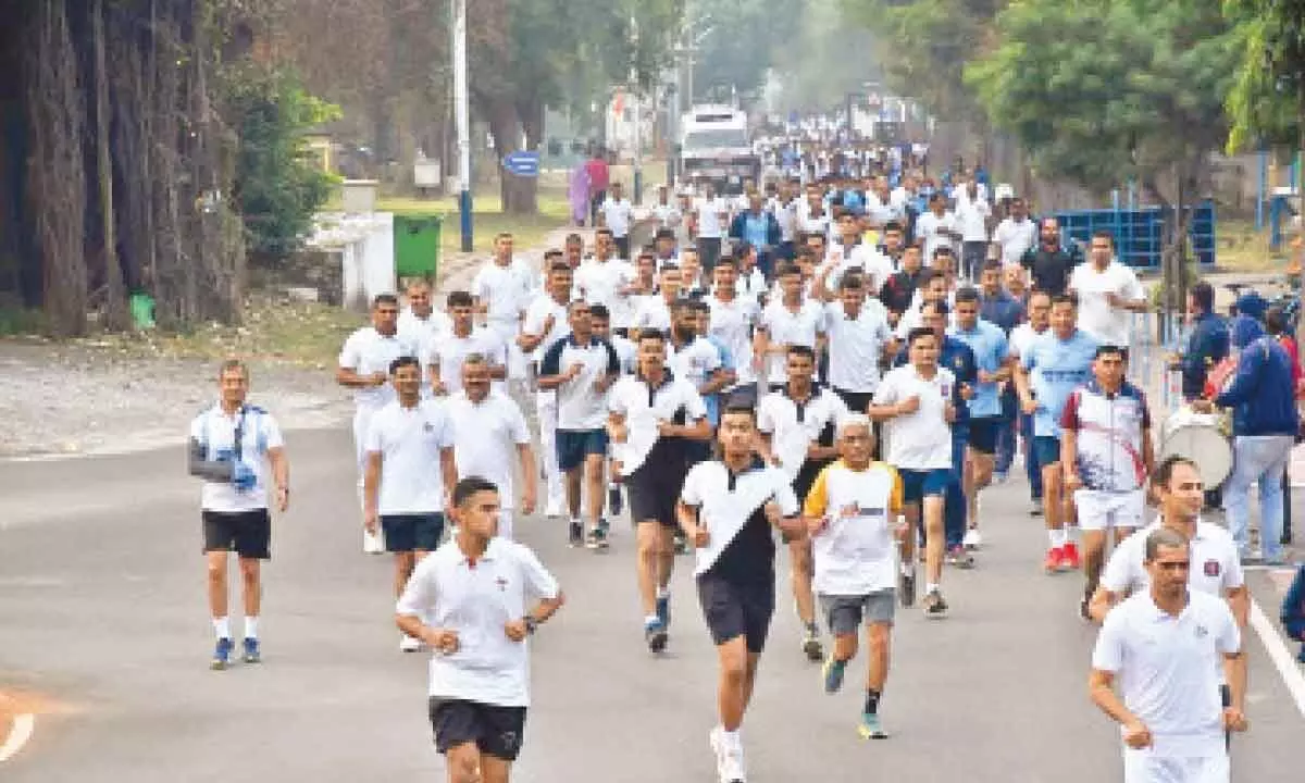 'Air Force Station Hakimpet Hosts 'Run For Unity' to Celebrate 'Rashtriya Ekta Diwas'