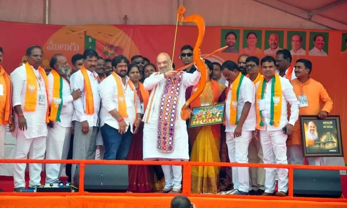 Amit Shah guarantees complete empowerment of tribal communities