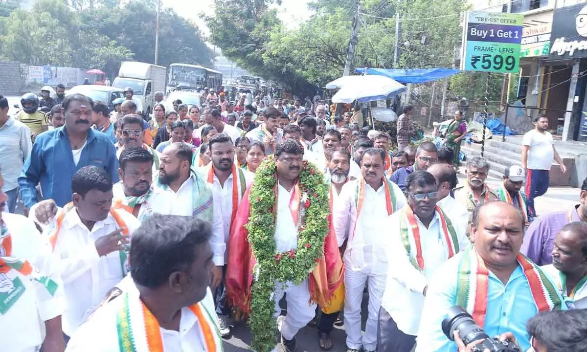 Congress candidate Adam Santhosh claims that BRS failures will lead to his victory in Secunderabad.