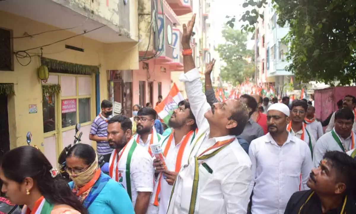 Congress candidate from Kukatpally campaigns in Balaji Nagar, gains insights into residents' issues