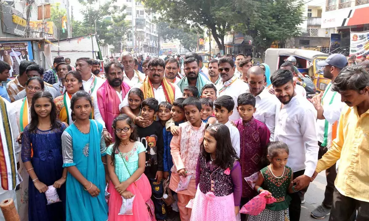 Congress candidate from Secunderabad inaugurates party office in Sitaphalmandi and kicks off campaign