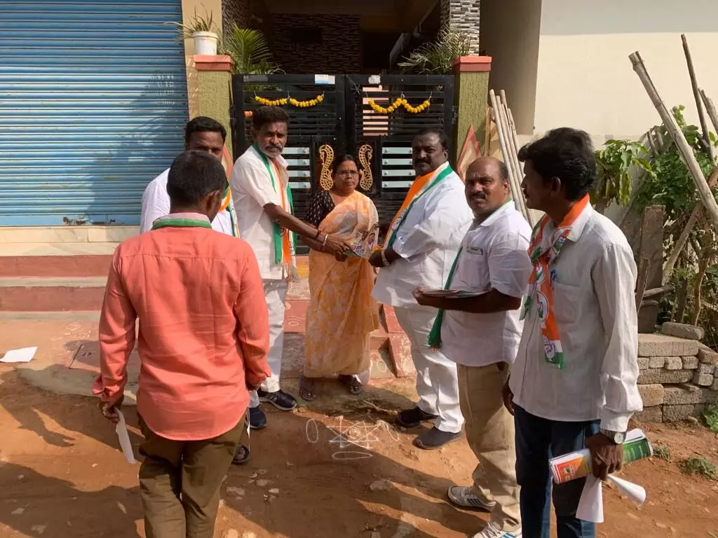 Congress leaders rally for Medchal candidate Vajresh Yadav in Boduppal