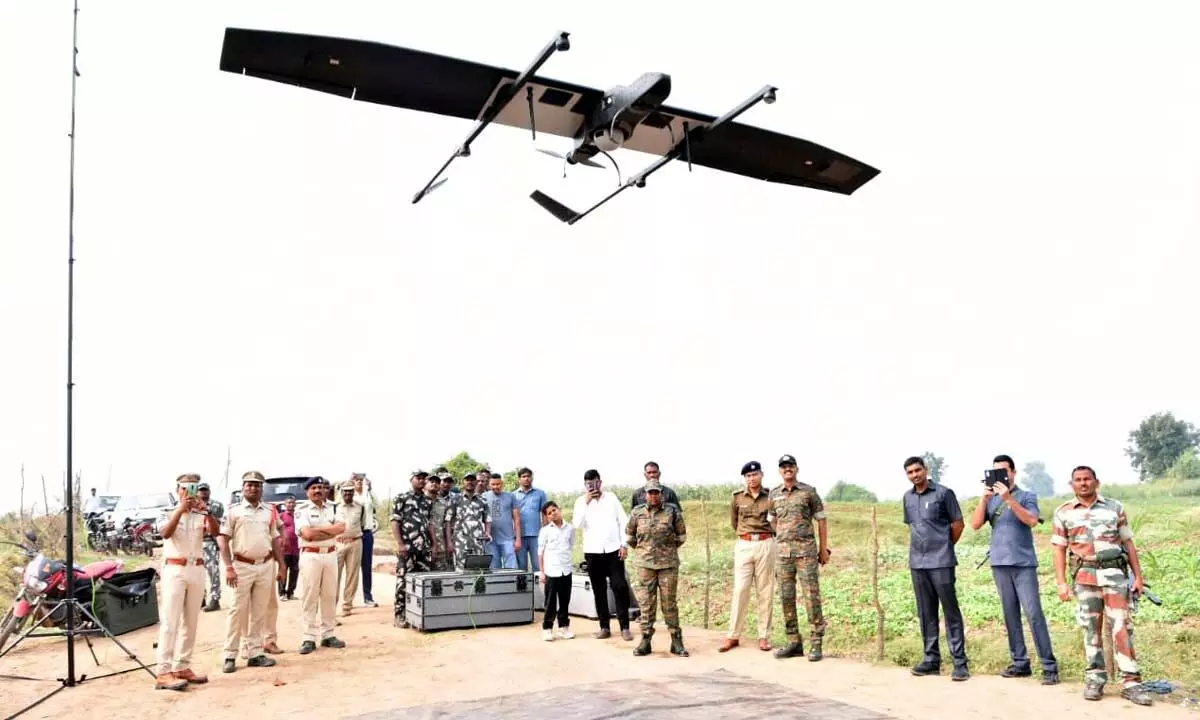 Drone Technology Enhances Surveillance on Telangana-Maharashtra Border