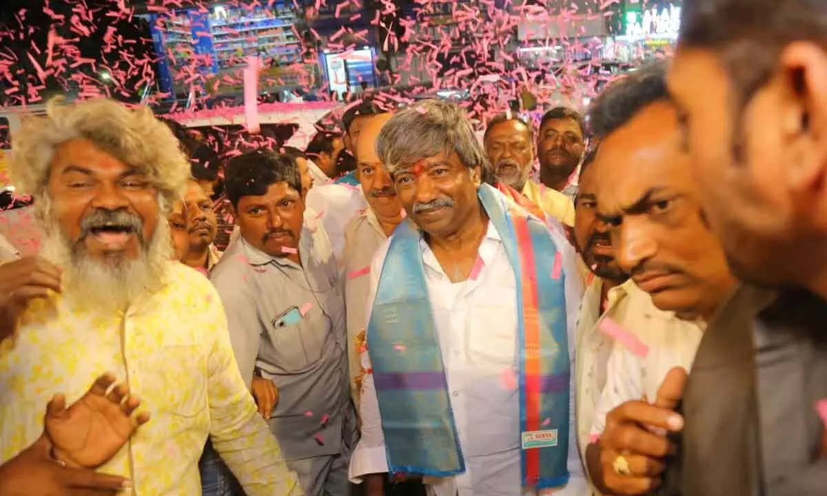 Padma Rao, Secunderabad BRS candidate, opens election office in Tarnaka