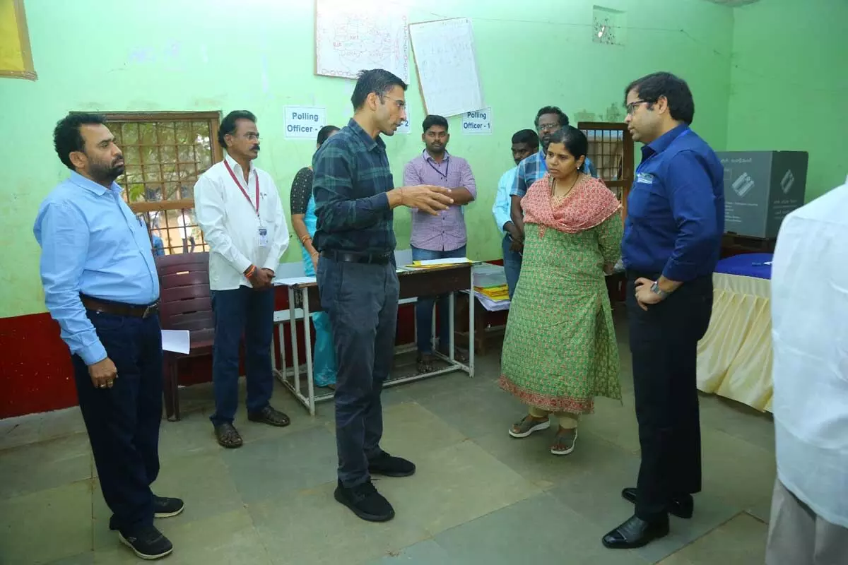 Postal Ballot Facilitation Centre in Mulugu Inspected by Election Observer and DEO