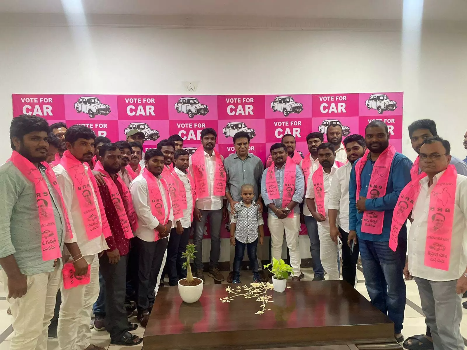 Prithvi, BJYM vice president, joins BTS in the presence of Madhavaram Krishna Rao