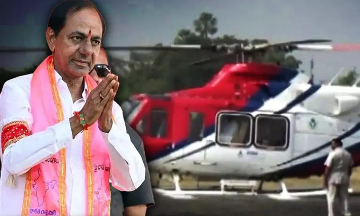 Technical glitch hinders CM KCR's chopper