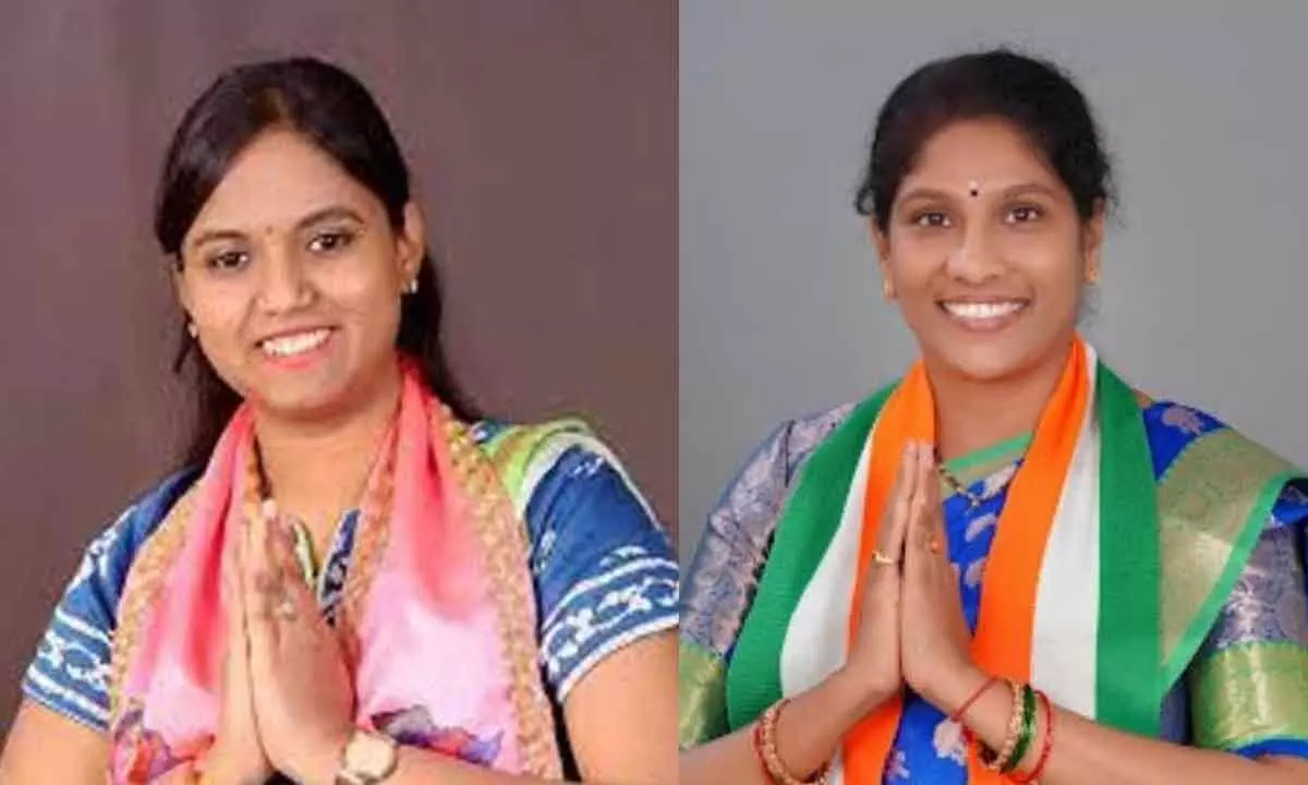 Tough Battle Ensues Between BRS and Congress Women Candidates for SCB Seat