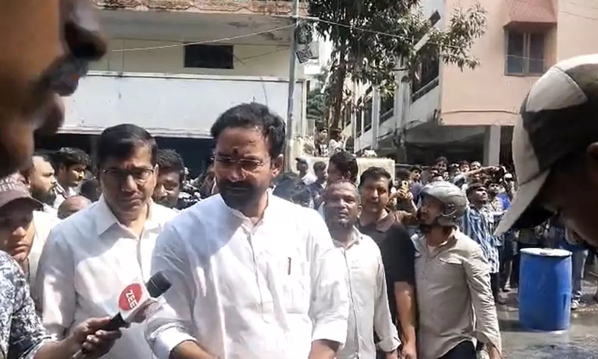 Union Minister G Kishan Reddy blames state government's negligence for fire accidents.