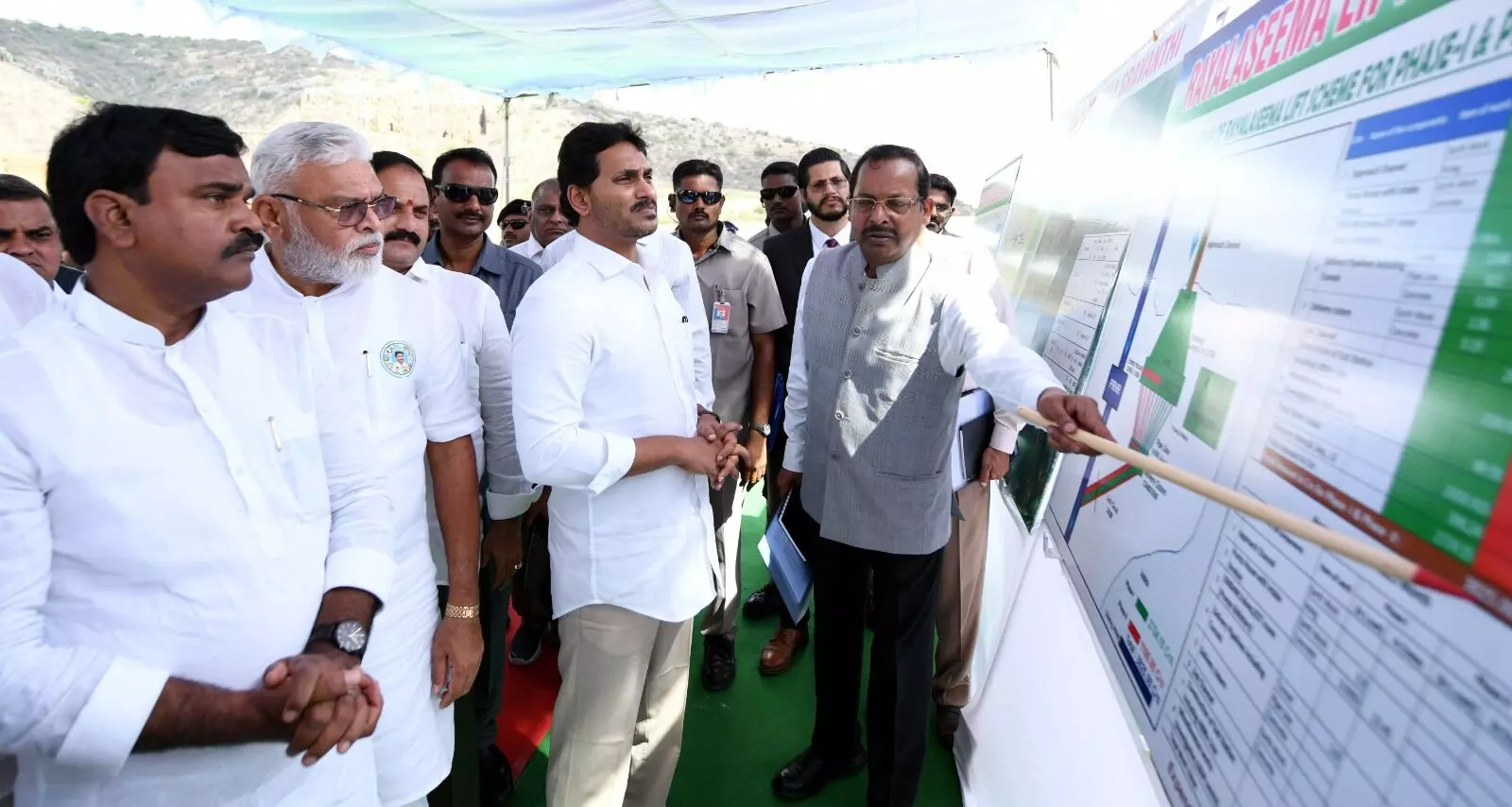 YS Jagan inaugurates second tunnel of Owk project and releases 20,000 cusecs of water