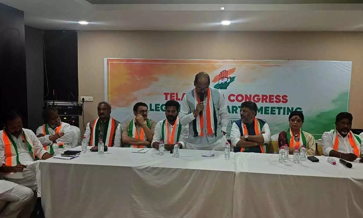 Congress High Command receives power from Telangana CLP meeting.