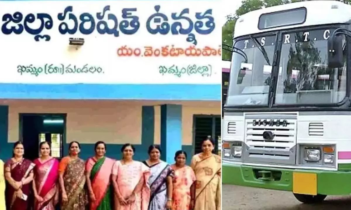 Female Teachers from Khammam Government School Choose to Decline Complimentary RTC Bus Travel