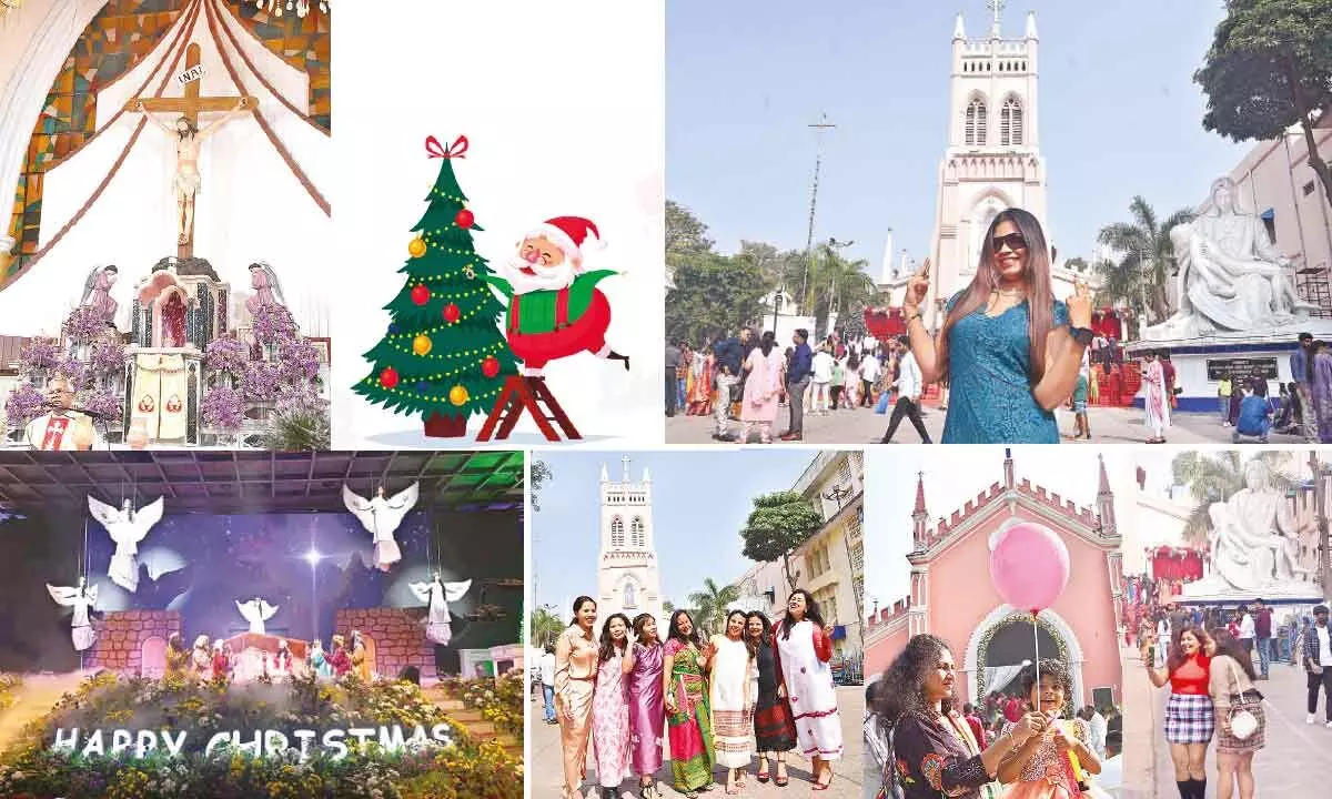 Hyderabad witnesses grand celebrations for Christmas