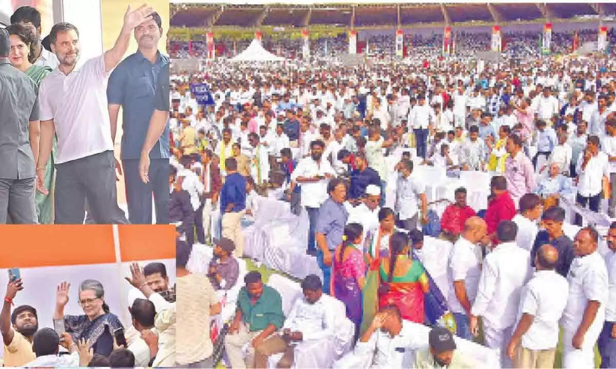 Ministers in Hyderabad greeted with enthusiastic cheers as they take oath