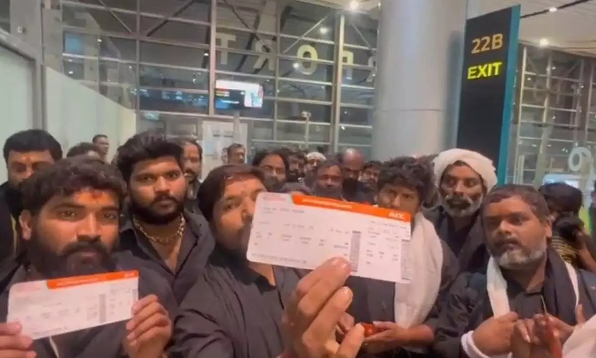 More than 60 Ayyappa pilgrims left stranded at RGIA