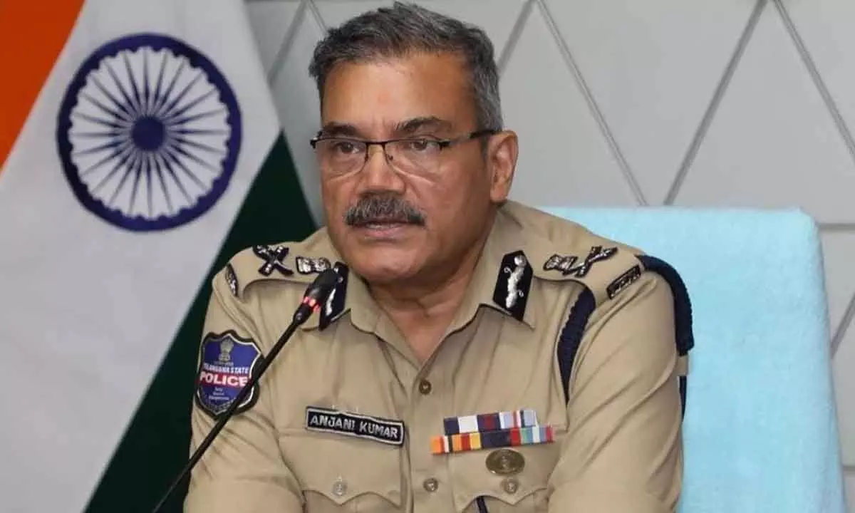 Telangana DGP Suspended by EC