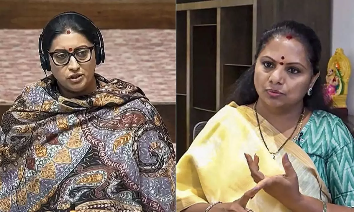 Telangana Leader K Kavitha Disapproves of Union Minister Smriti Irani's Comments on Menstruation