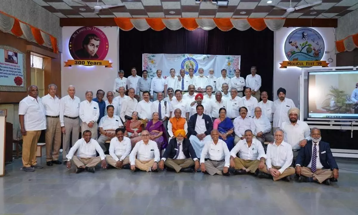 1974 batch of Little Flower High School in Hyderabad reunites