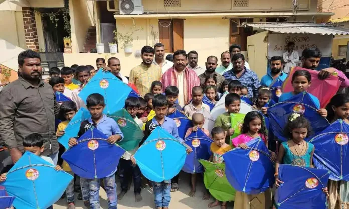 BJP MLA Participates in Sankranti Festivities, Distributes Kites in Secunderabad Cantonment