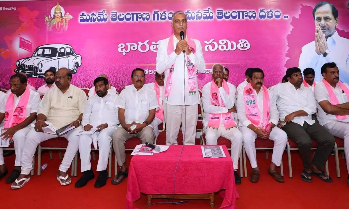 Congress government will never resolve Telangana issues, says Harish Rao