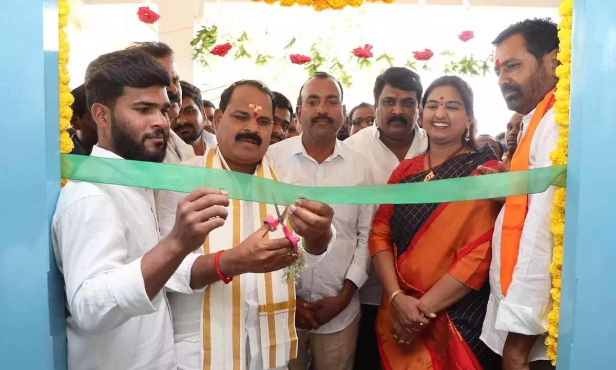 Government School Inaugurated by MLA Shankar