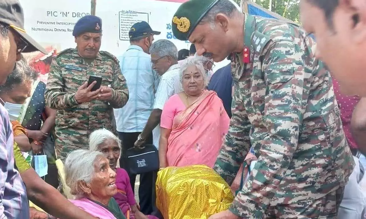 HQ TS & AP Sub-Area organizes Medical Outreach Camp in Rajahmundry