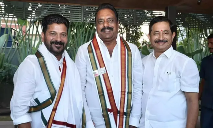 Meeting between MLA Prakash Goud and Revanth Reddy sparks controversy in BRS