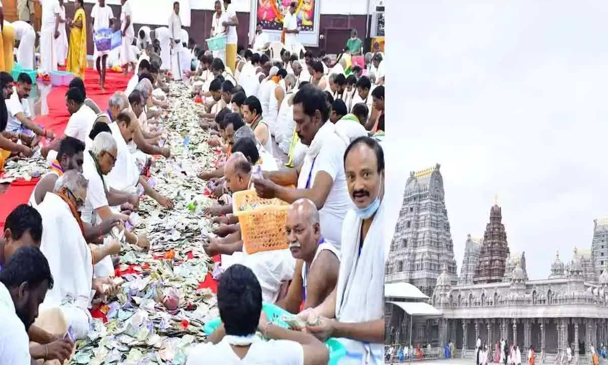 Record-breaking collection of Rs 3.15 crores achieved through hundi at Yadadri temple in just 28 days